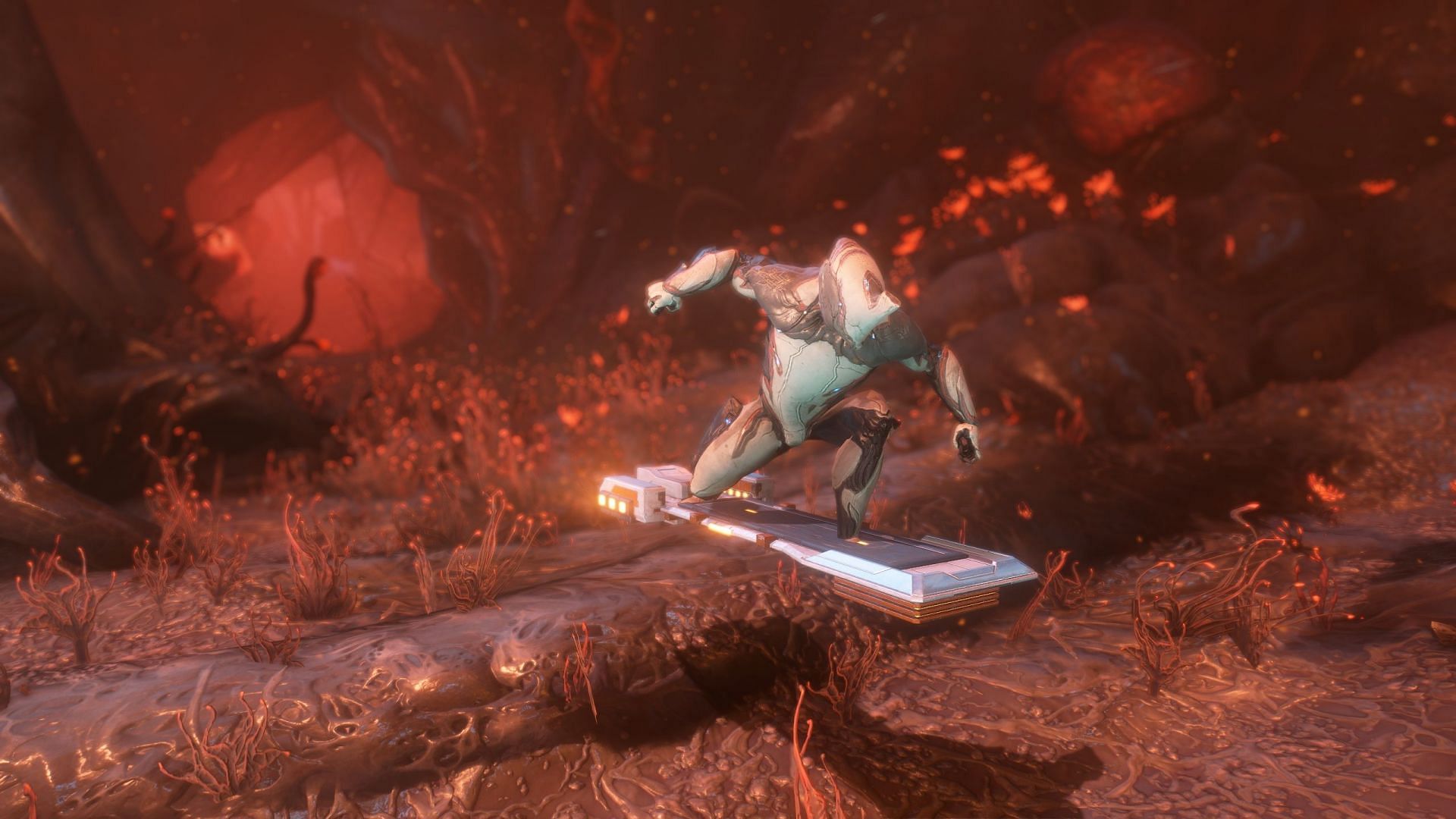 K-Drives are the skateboards of Warframe (Image via Digital Extremes)