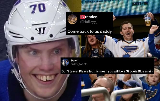 "Come back to us daddy": St. Louis Blues fans react to cryptic Oskar Sundqvist tweet as forward returns