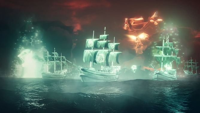 Sea of Thieves guide: How to find and defeat Captain Flameheart's Ghost Fleet?