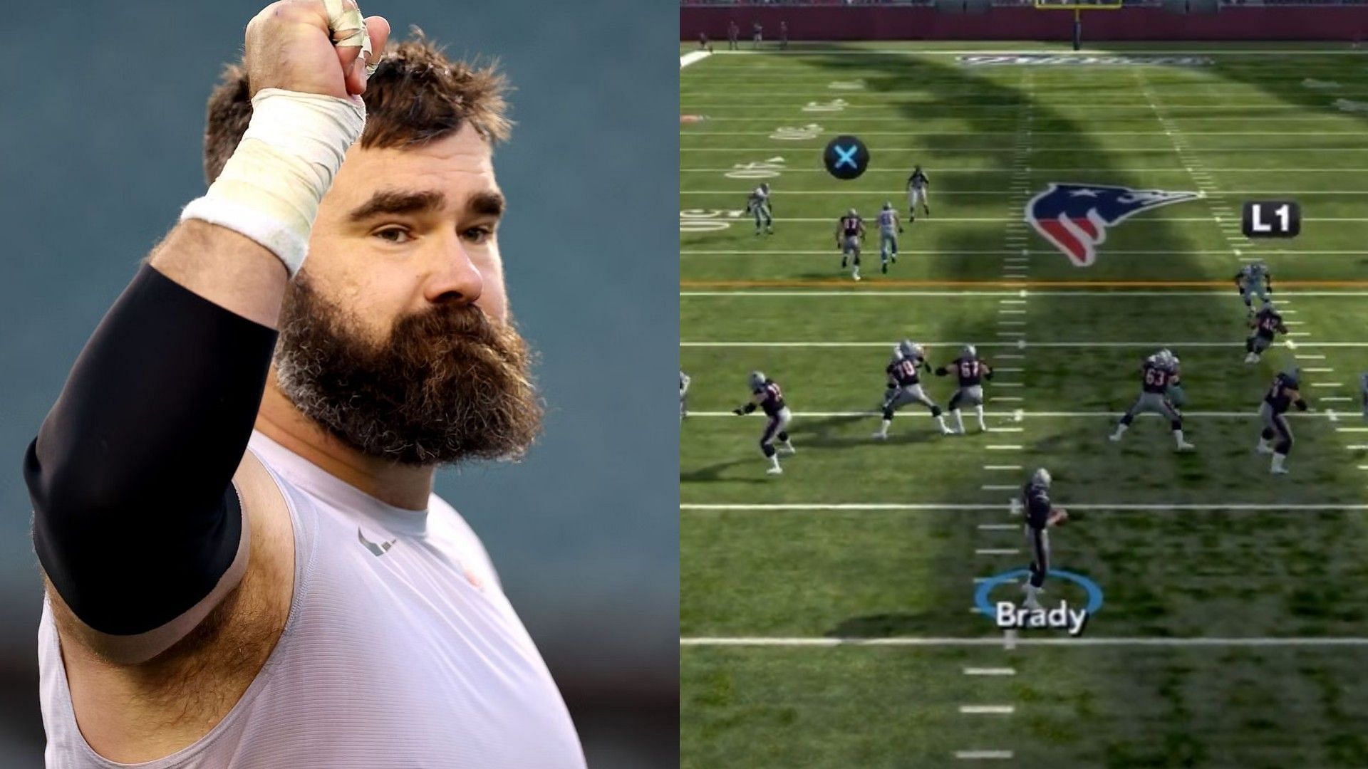 Jason Kelce calls out EA over getting skipped for Madden 12 - Courtesy of IGcompany on YouTube