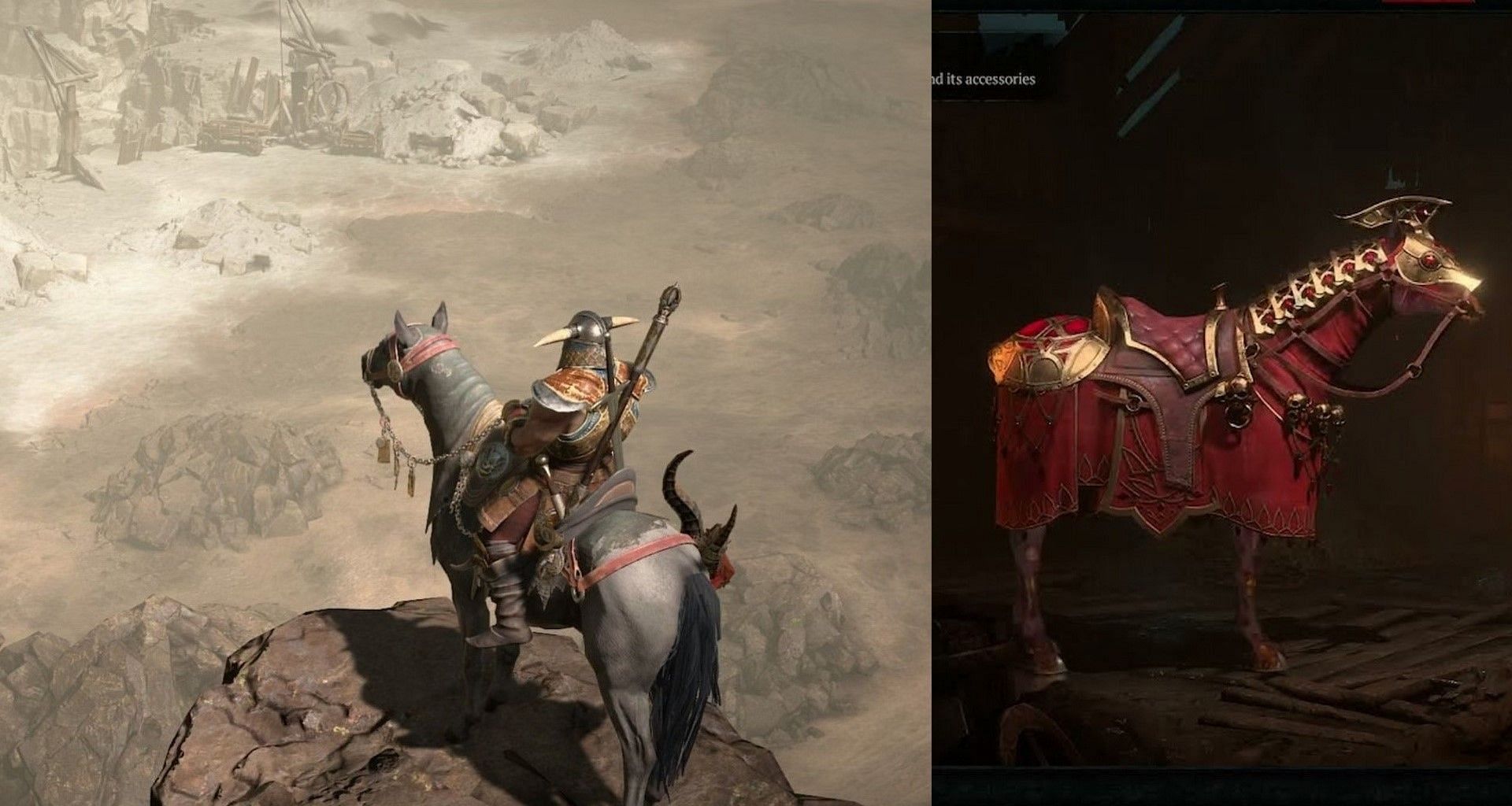 Horses in Diablo 4.