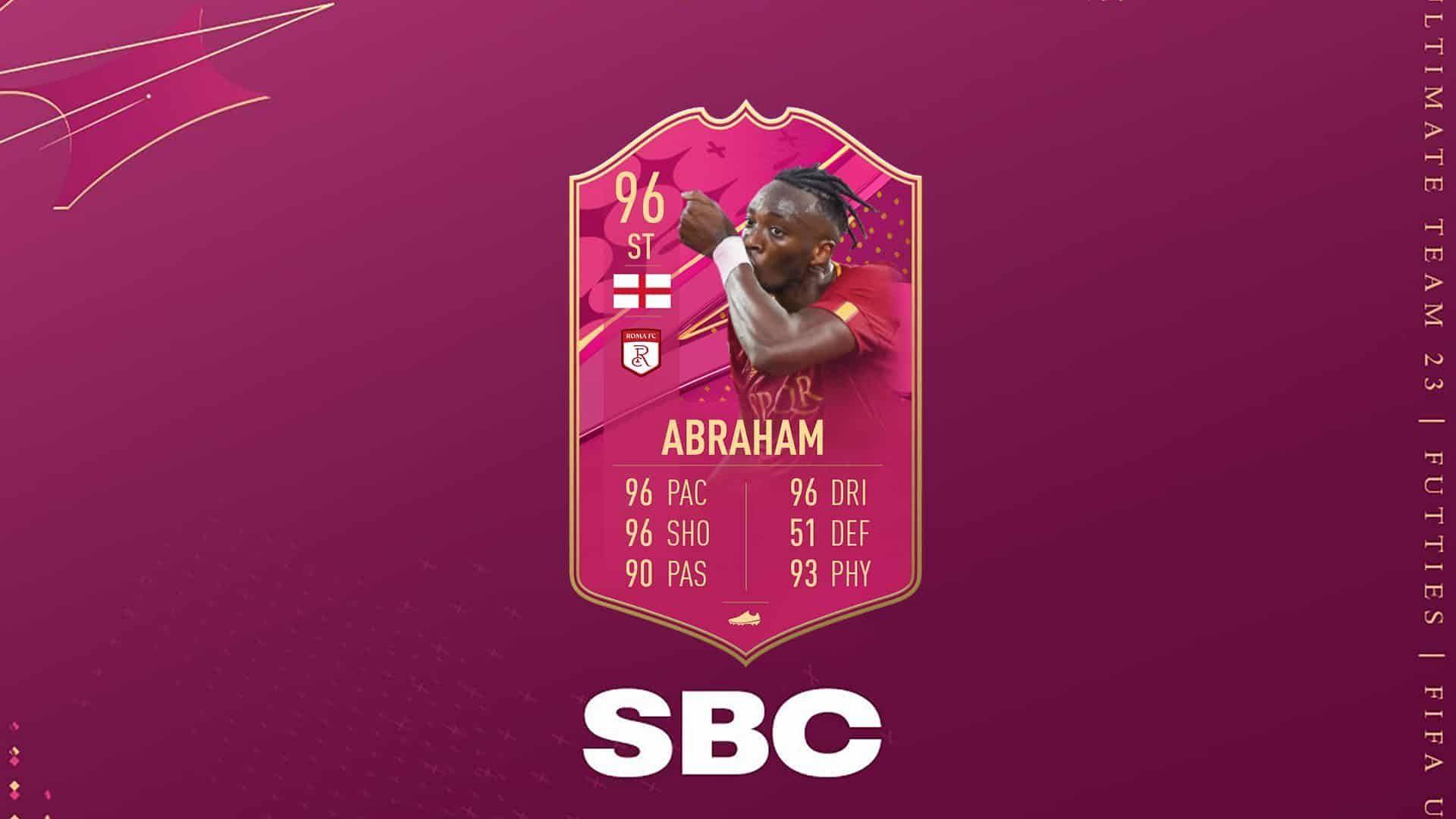 The Abraham futties SBC is now available in FIFA 23 (Image via EA Sports)