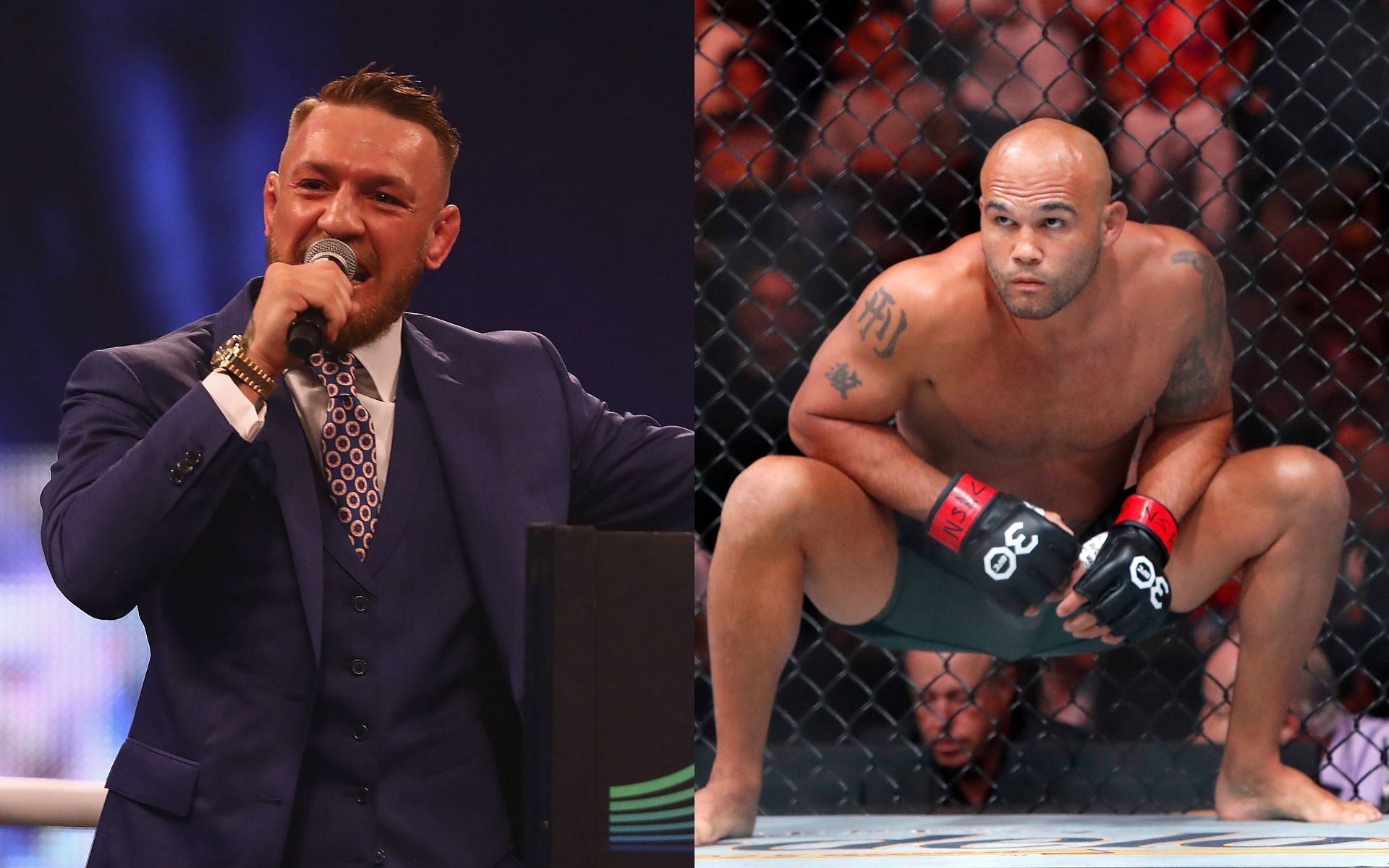 Conor McGregor (Left) and Robbie Lawler (Right)