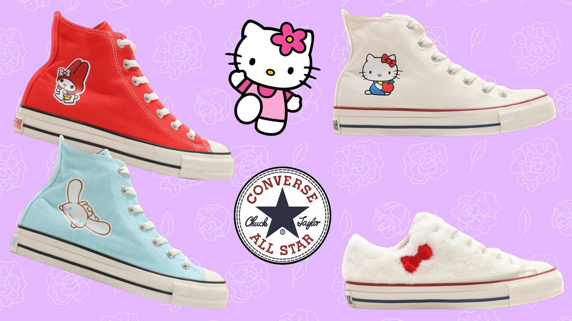 Louis Vuitton And Hello Kitty Brown Chuck Taylor All Star Sneakers -  Blinkenzo
