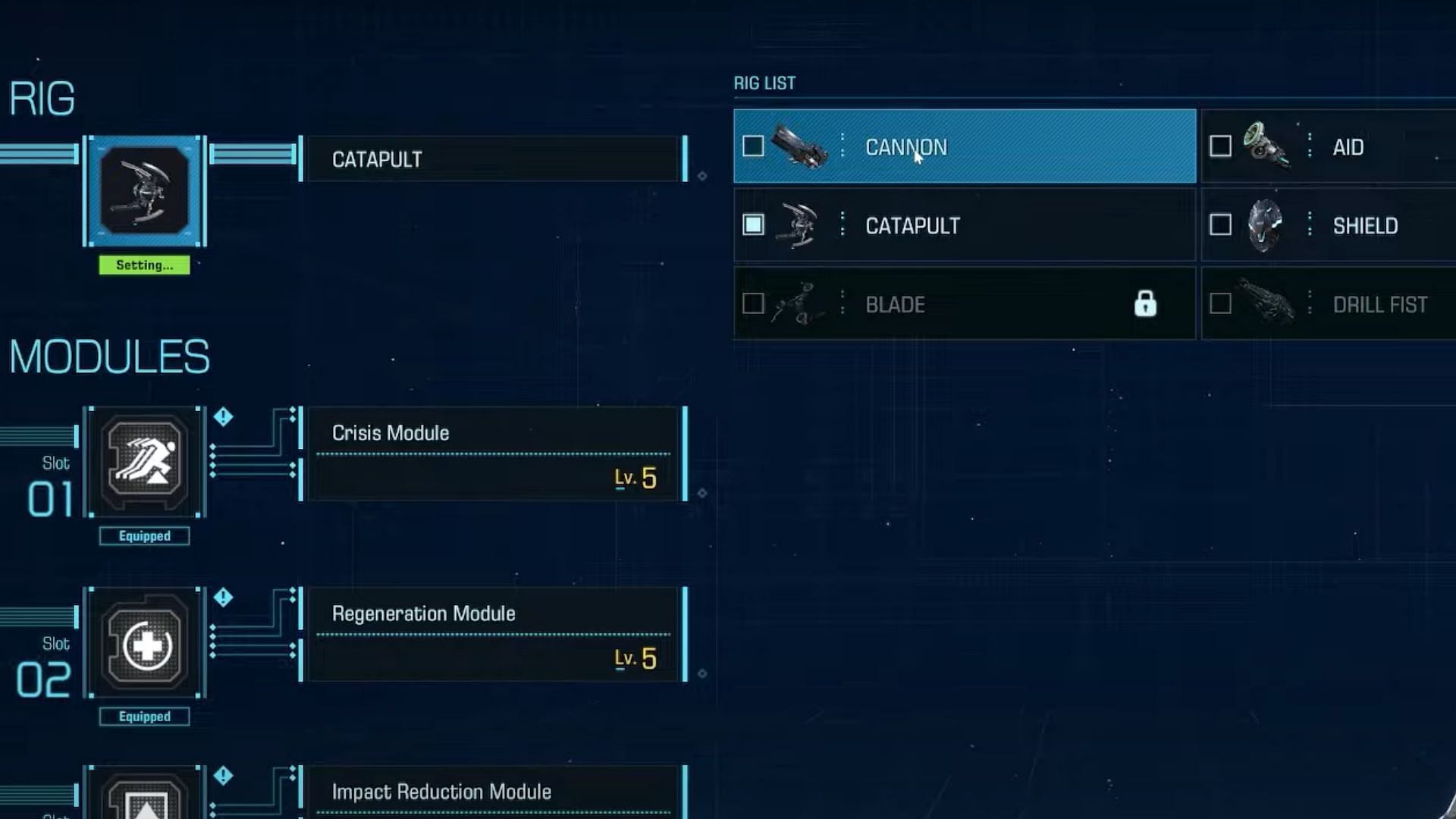 Unlock RIGs to boost Exosuits potential (Image via Capcom)