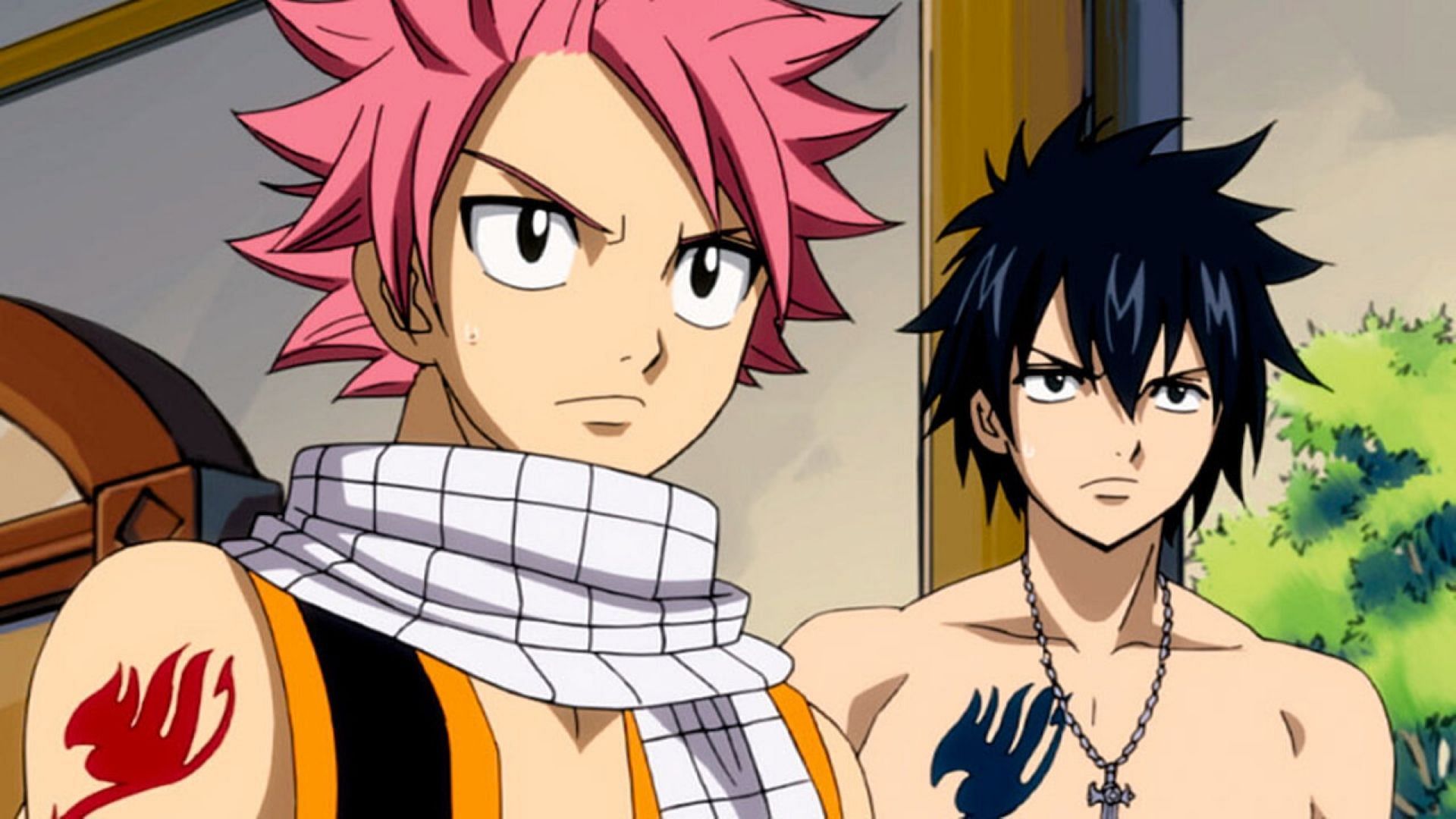 Fairy Tail characters as seen in Fairy Tail anime (Image via Netflix/ Hiro Mashima)