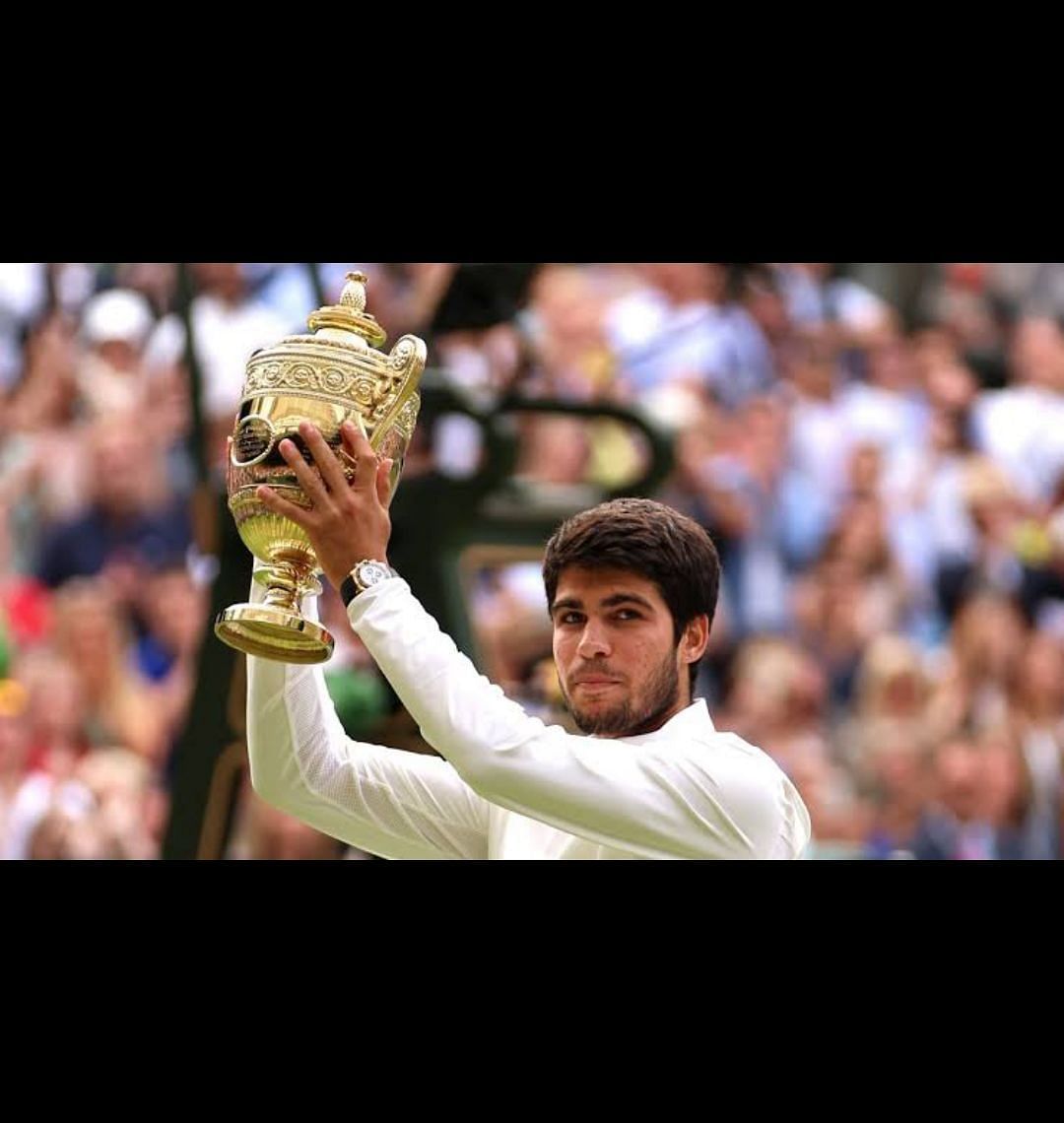 Alcaraz won his first Wimbledon title on Sunday