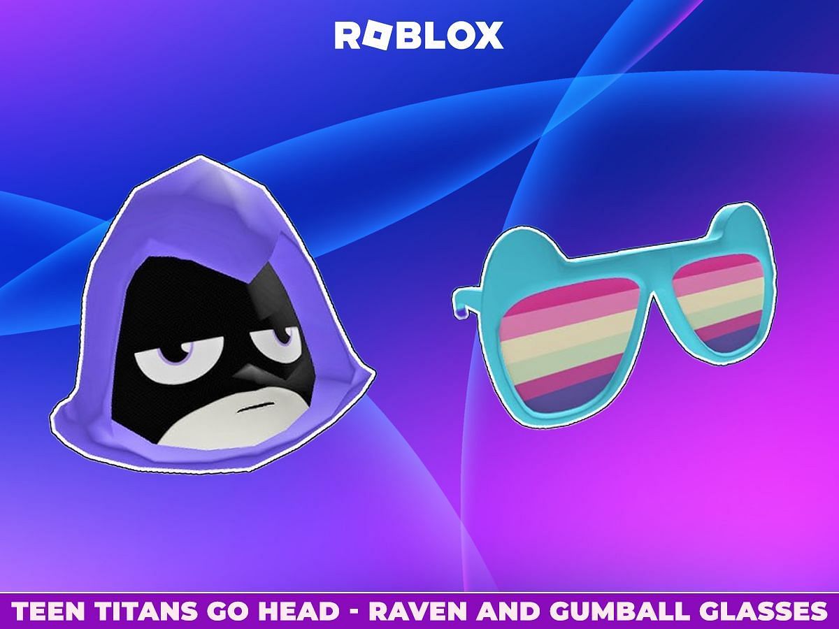 Featured image of the Raven headpiece and Gumball Glasses (Image via Sportskeeda)