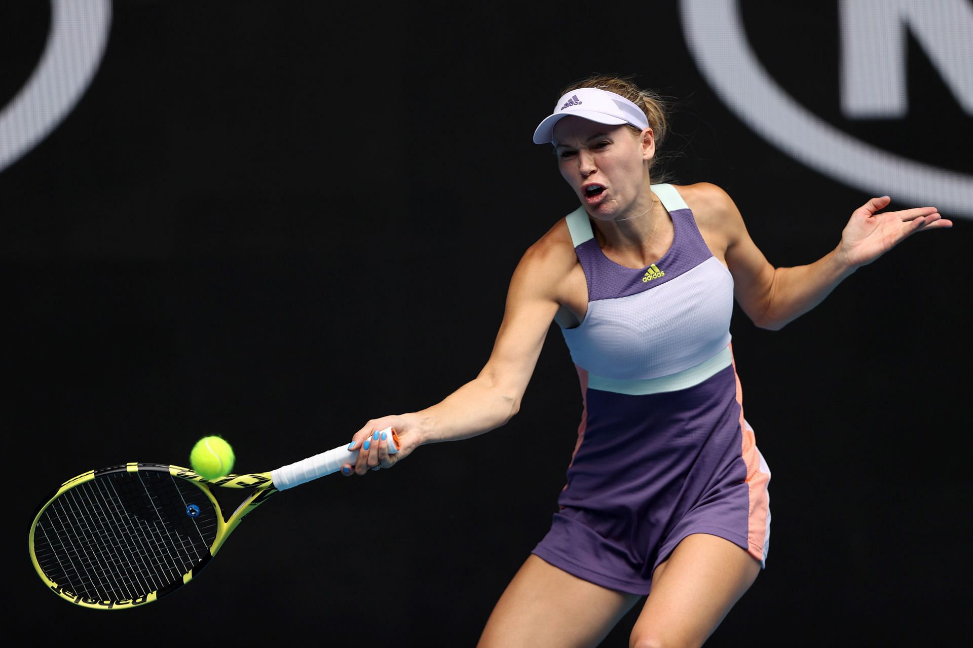 Caroline Wozniacki hits practice courts ahead of return to action after ...