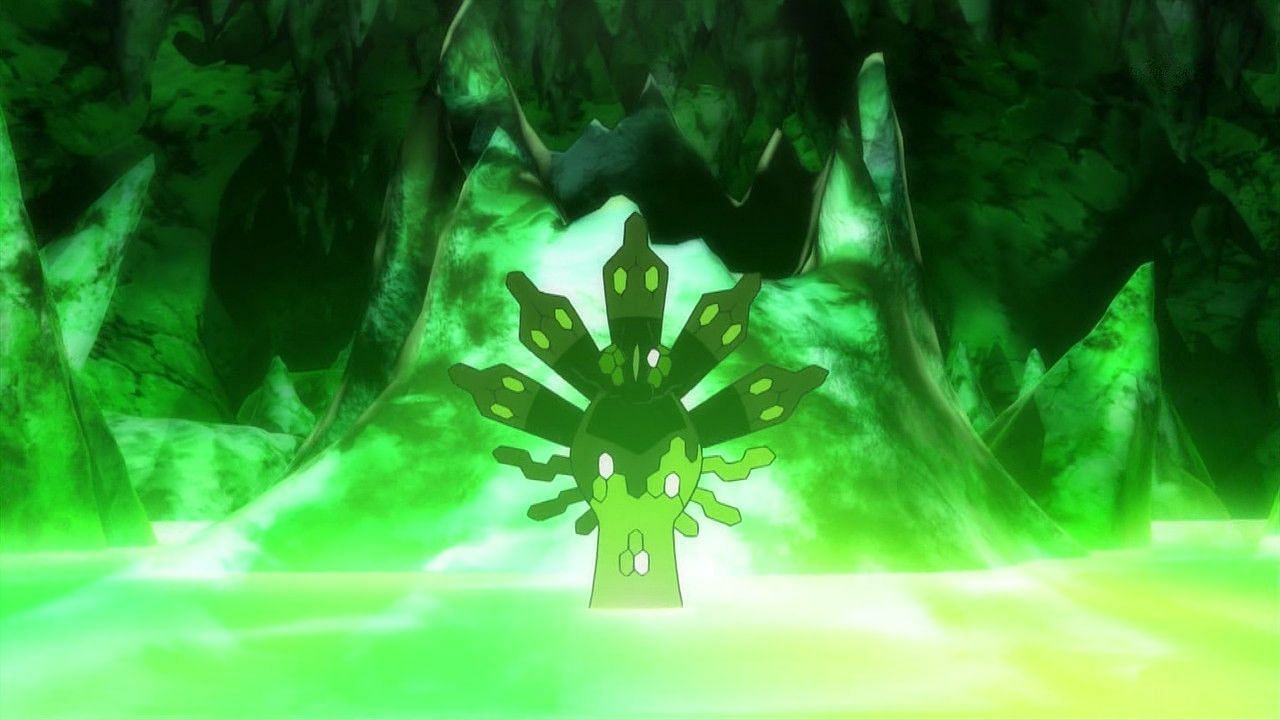 Zygarde as seen in the anime (Image via The Pokemon Company)