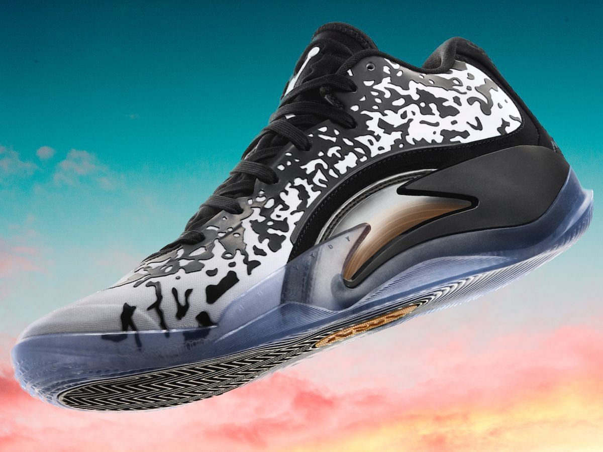 Jordan Zion 3 Black and White shoes (Image via Nike)