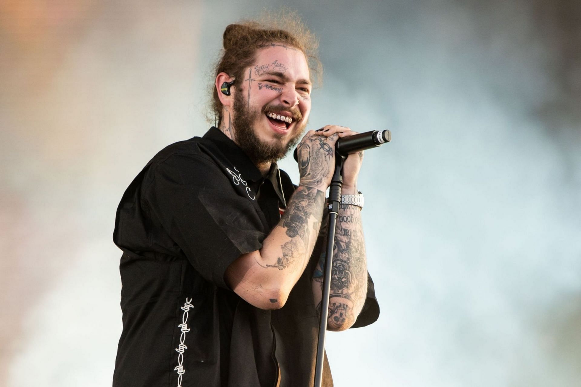  Post Malone at Wireless Festival 2018 at Finsbury Park  in London, England on July 6th, 2018 (Image via Getty Images)