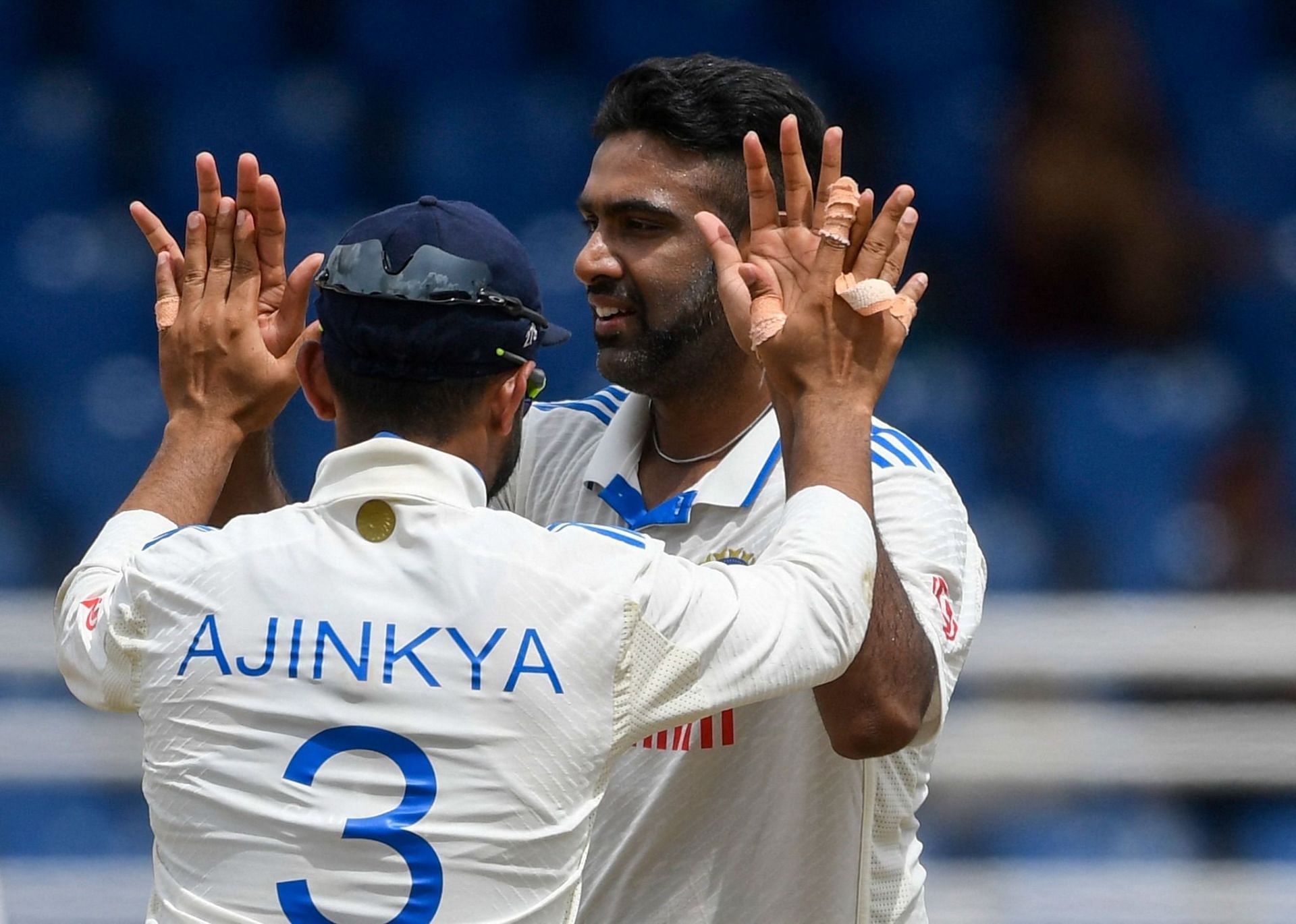 Ravichandran Ashwin bagged two wickets yesterday (Image: BCCI/Facebook)