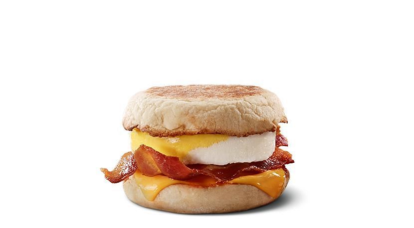 Bacon mcmuffin with egg (Image via Mcdonald&#039;s)