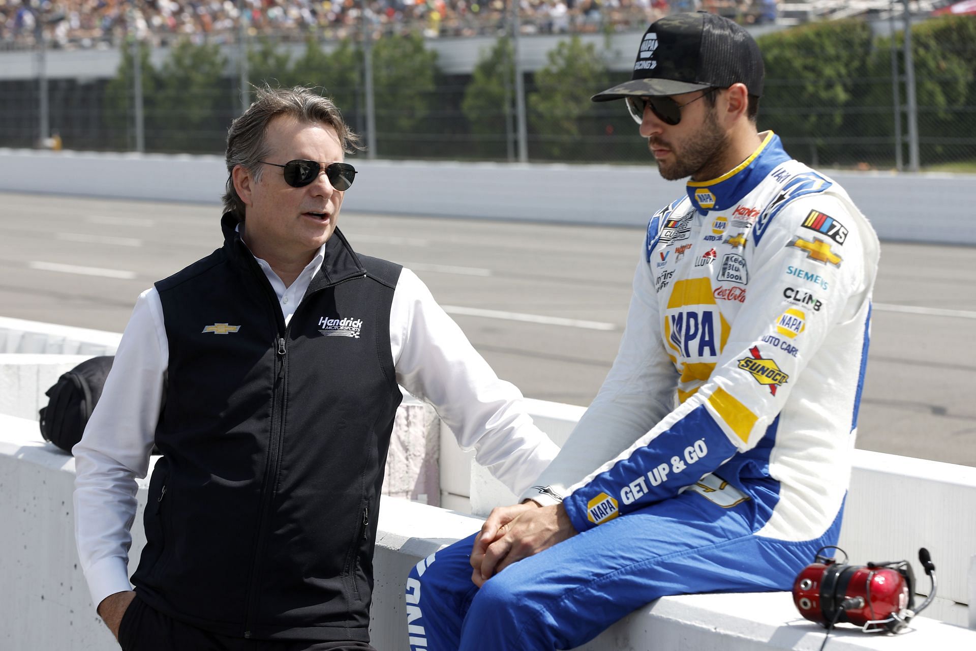 Jeff Gordon and Chase Elliott