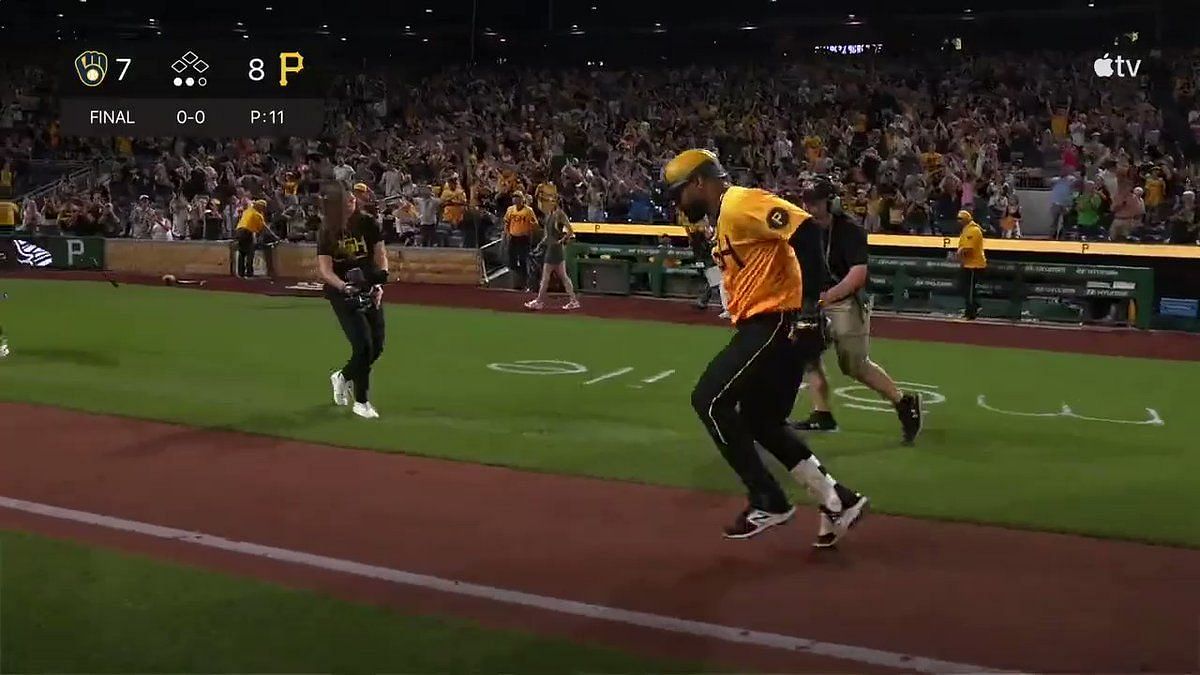 Electric stuff': Veteran Carlos Santana crashes kids party during Pirates'  victory against the Padres