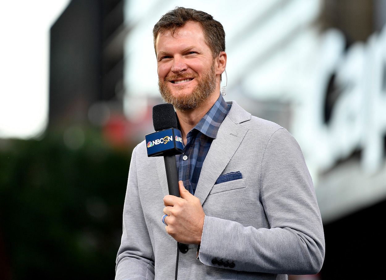 Former NASCAR Cup Series driver turned NBC Sports broadcaster Dale Earnhardt Jr. Picture Credits: sportscasting.com