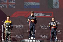 WATCH: Lando Norris whacks Max Verstappen’s €40,000 F1 Hungarian GP trophy during podium celebrations