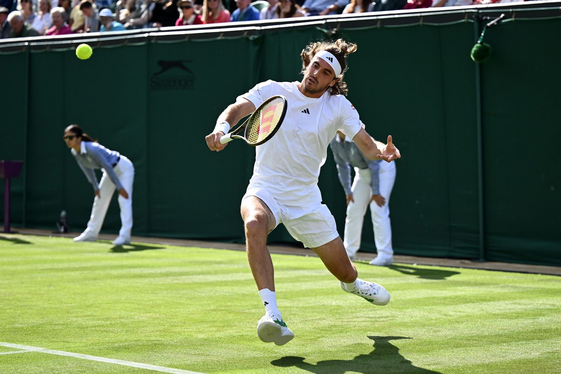 Tsitsipas escaped a scare in the first round.