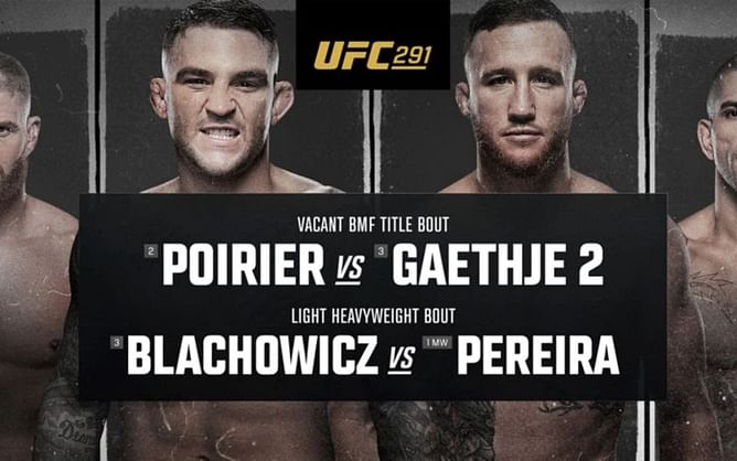 UFC Predictions - UFC 291: Dustin Poirier vs. Justin Gaethje 2