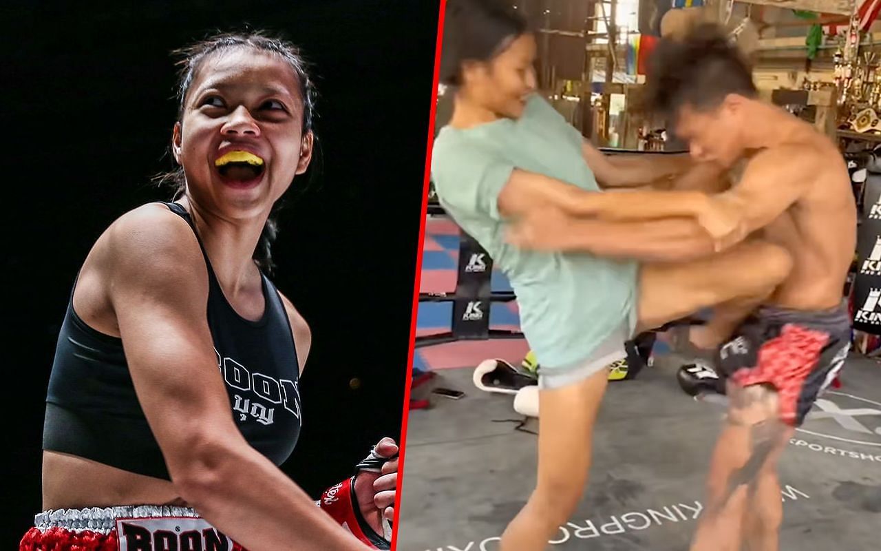 ONE atomweight Muay Thai kickboxing contender Anna 