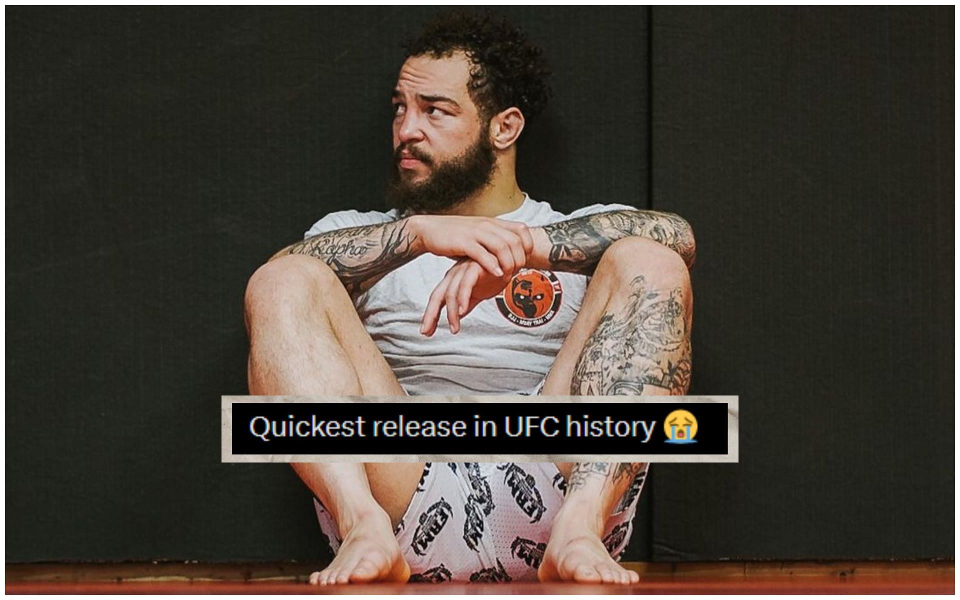 UFC newcomer Josiah Harrell released even before the debut