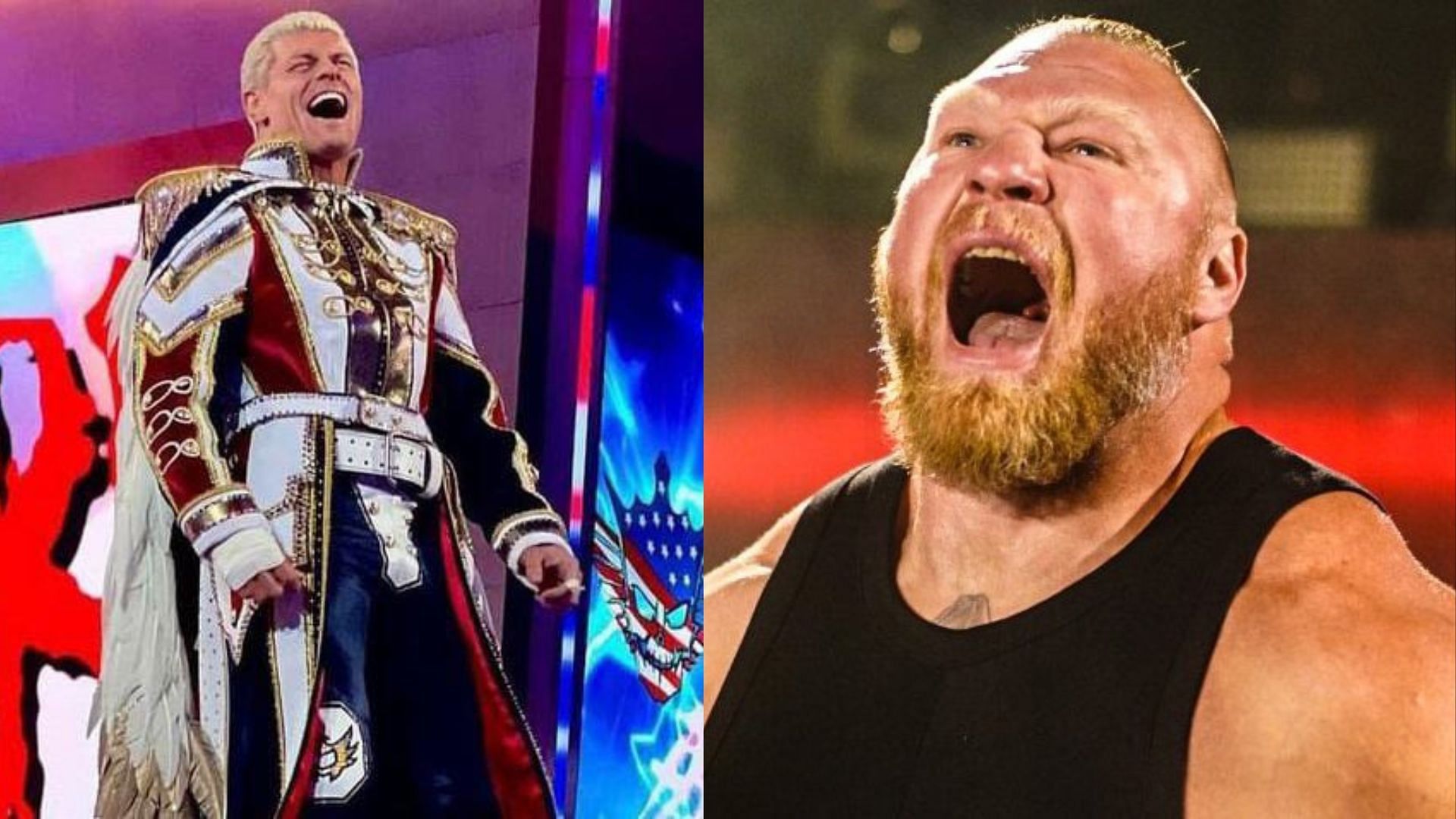 Brock Lesnar and Cody Rhodes are both signed with WWE