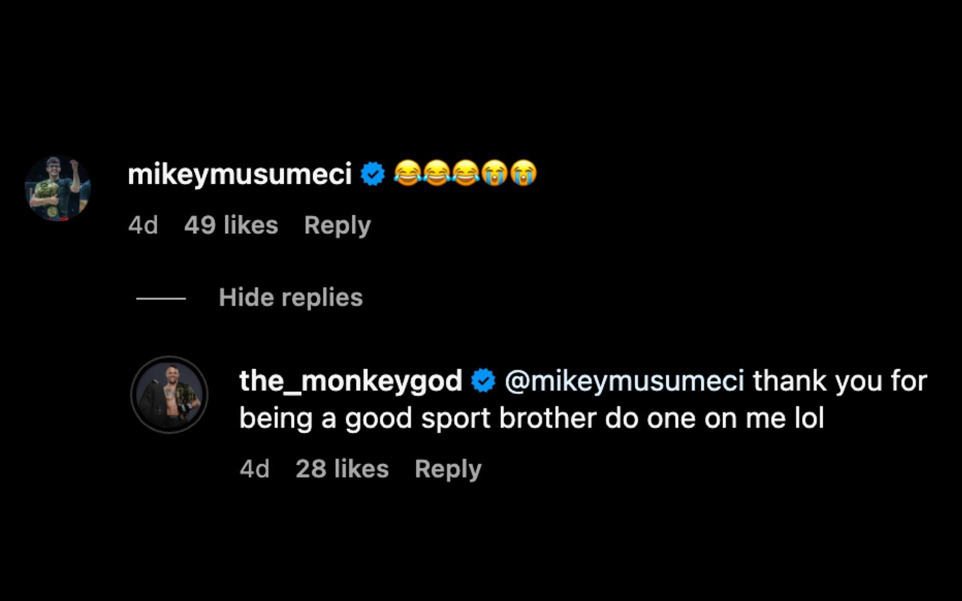 Mikey Musumeci&#039;s reply to Jarred Brooks&#039; video