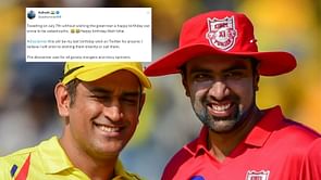 "This will be my last" - Trollers force Ravichandran Ashwin to wish birthday to MS Dhoni on Twitter with a 'disclaimer'