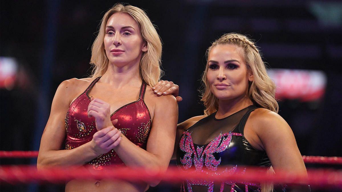 Charlotte Flair (left) and Natalya (right)