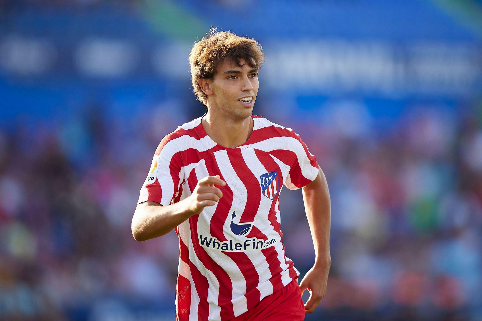 Joao Felix in action for Atletico Madrid.