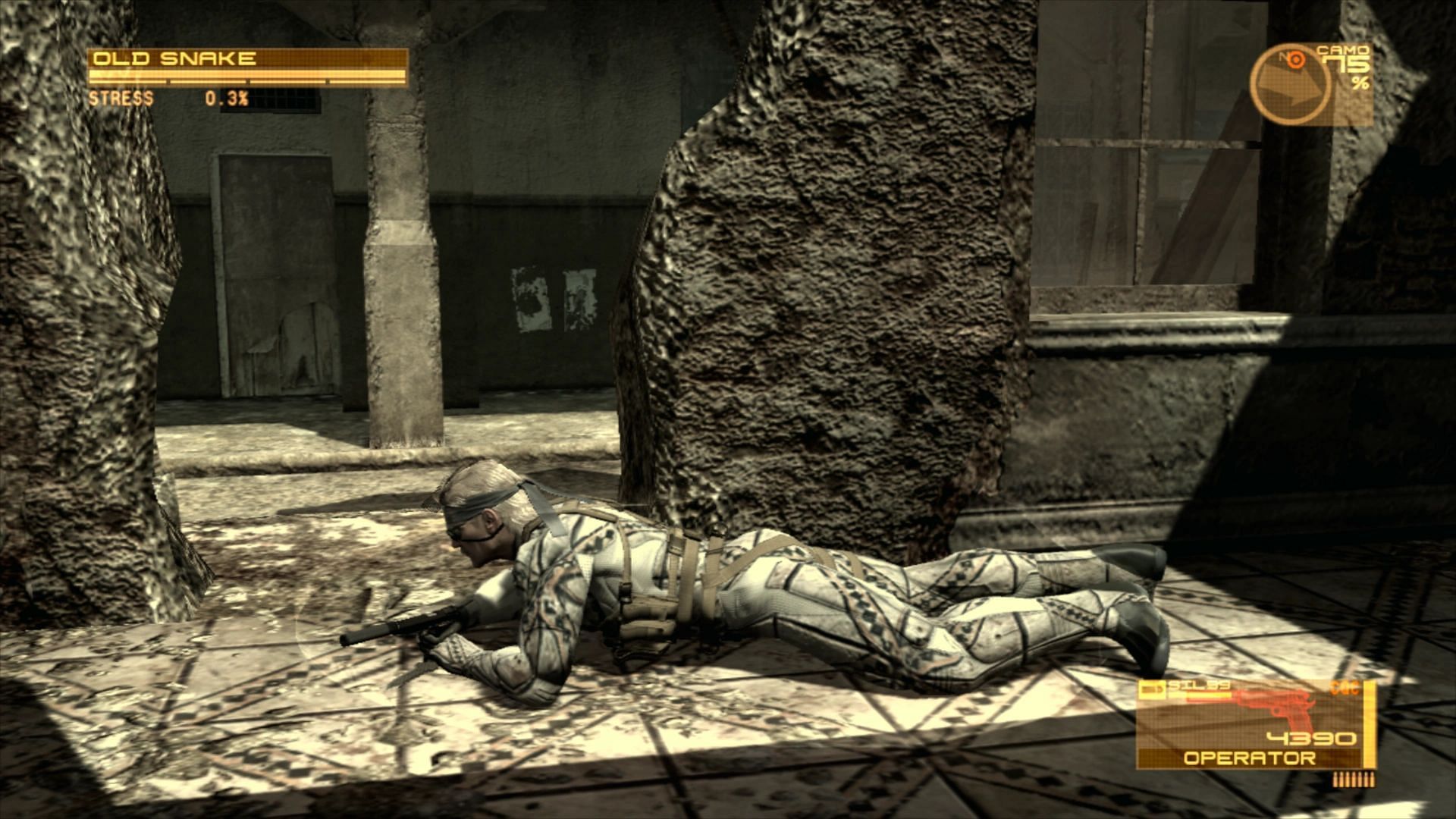 Jason could crawl similar to Snake in the Metal Gear series (Image via Konami)