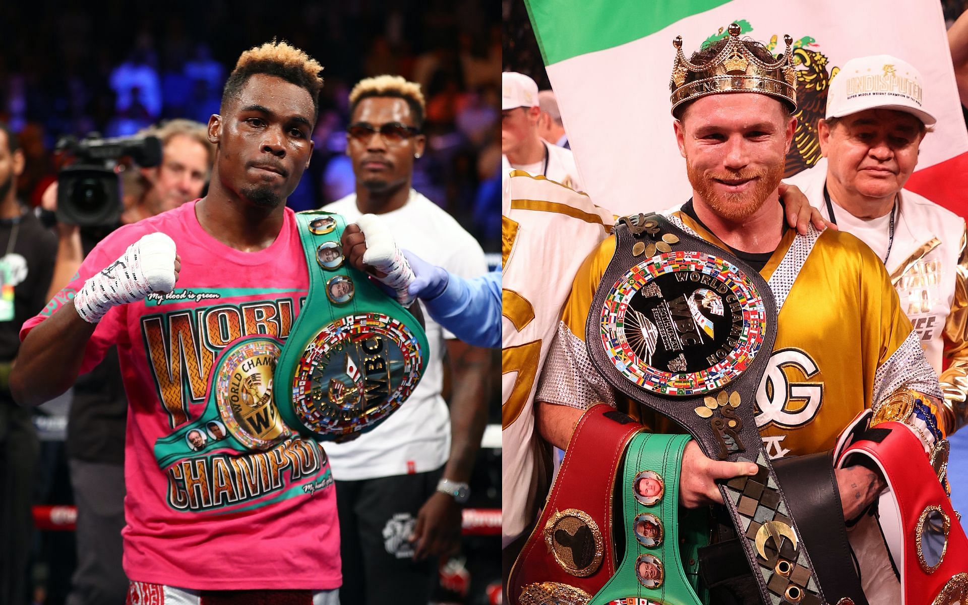 Canelo Alvarez and Jermell Charlo [Image credits: Getty Images]