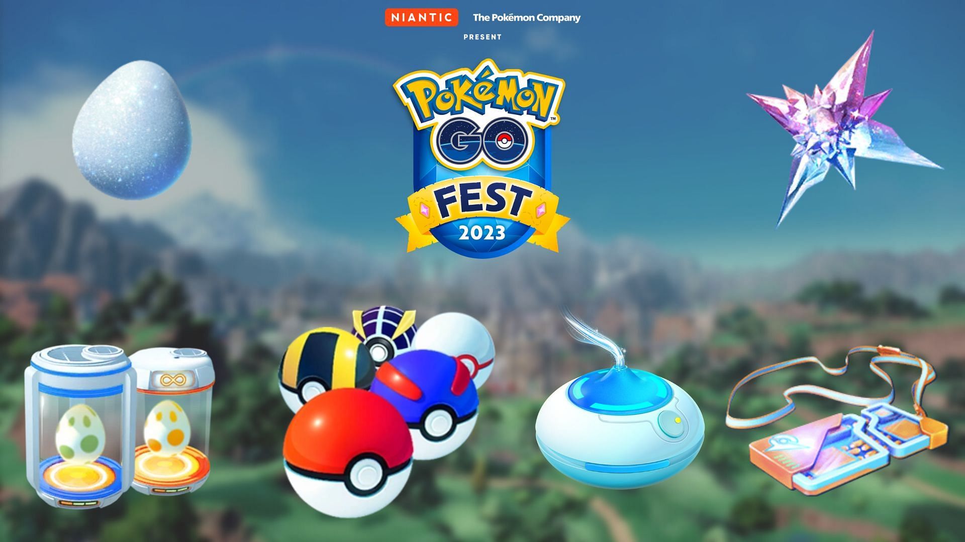 Important items for Pokemon GO Fest 2023 (Image via Sportskeeda)