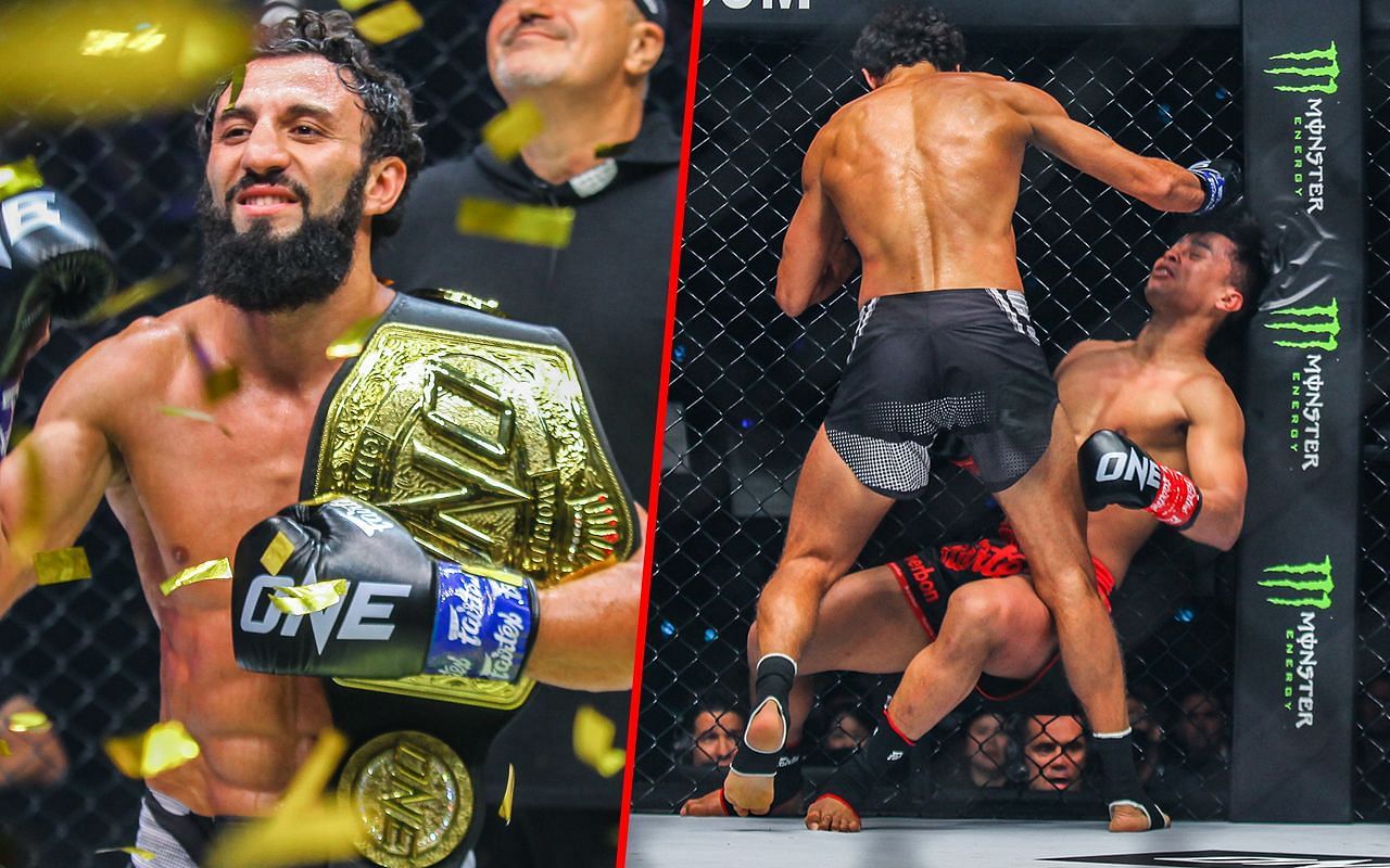 ONE featherweight kickboxing world champion Chingiz Allazov -- Photo by ONE Championship