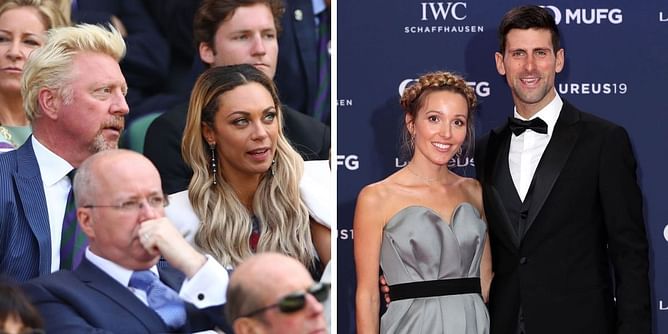 "Beauty" - Boris Becker's ex-wife in love with Novak Djokovic's wife's outfit at Wimbledon