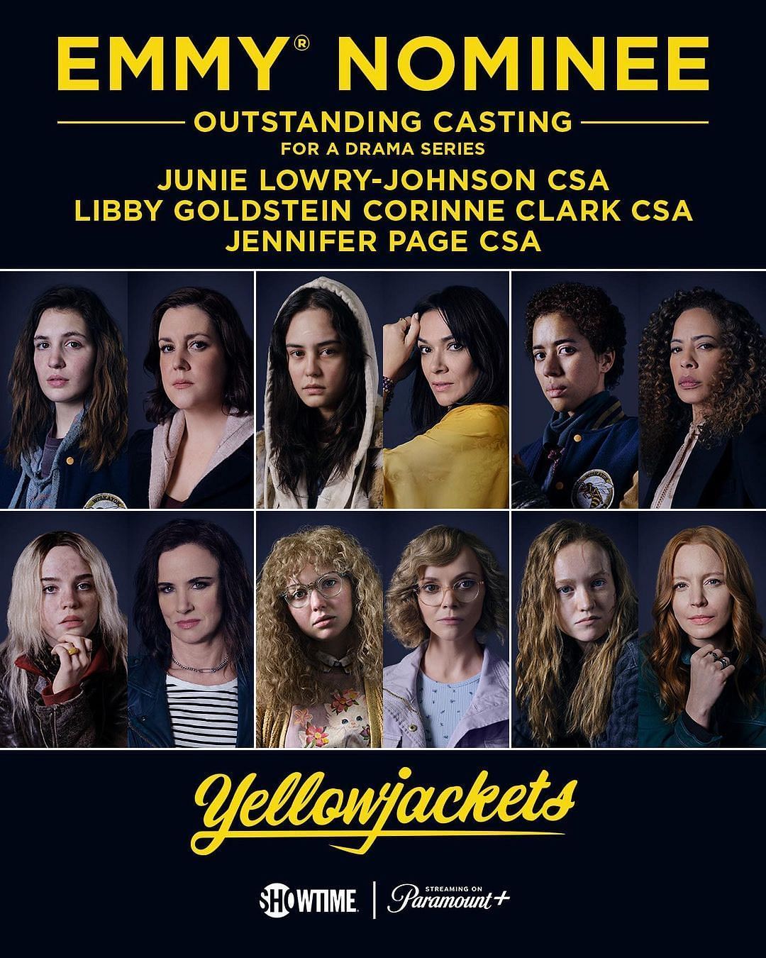 Who is in the cast of Yellowjackets?