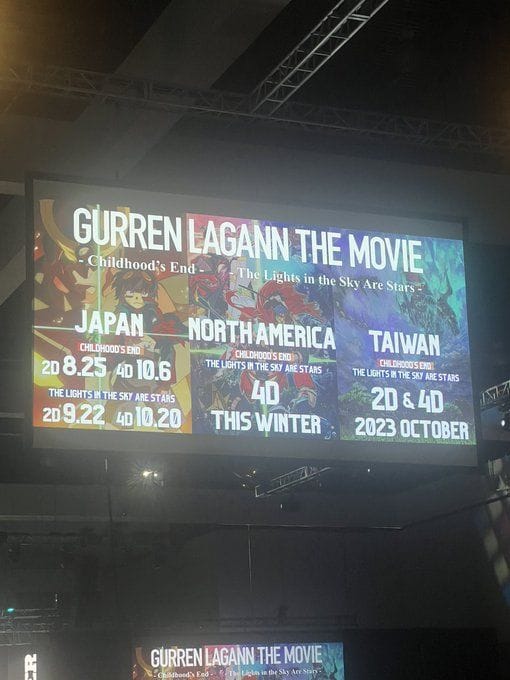 Gurren Lagann announces new project with key visual