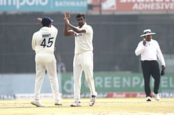 Which West Indian batter has gotten out to Ravichandran Ashwin the most time in Tests?