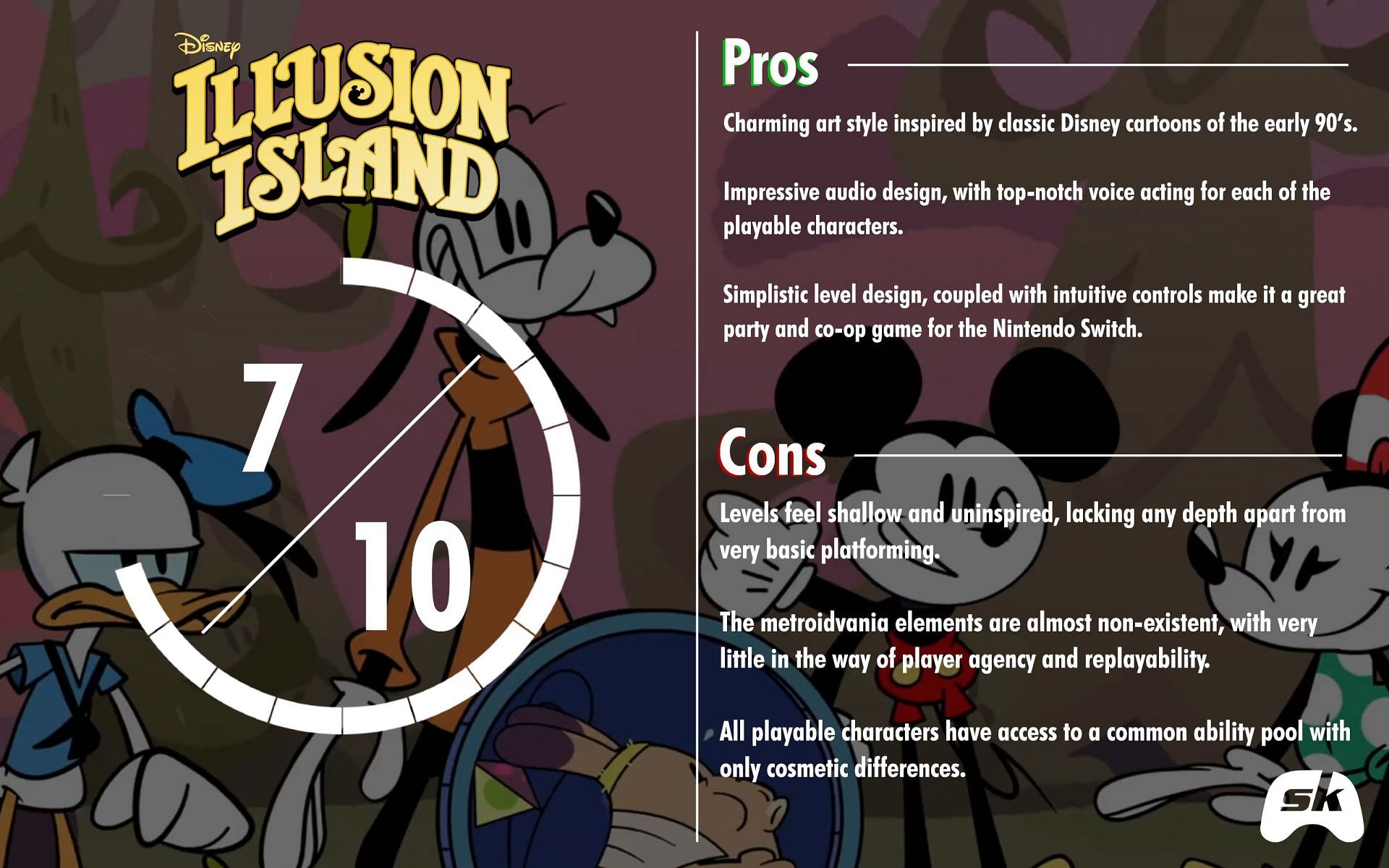 Disney Illusion Island review - Shallow, flawed, and entertaining