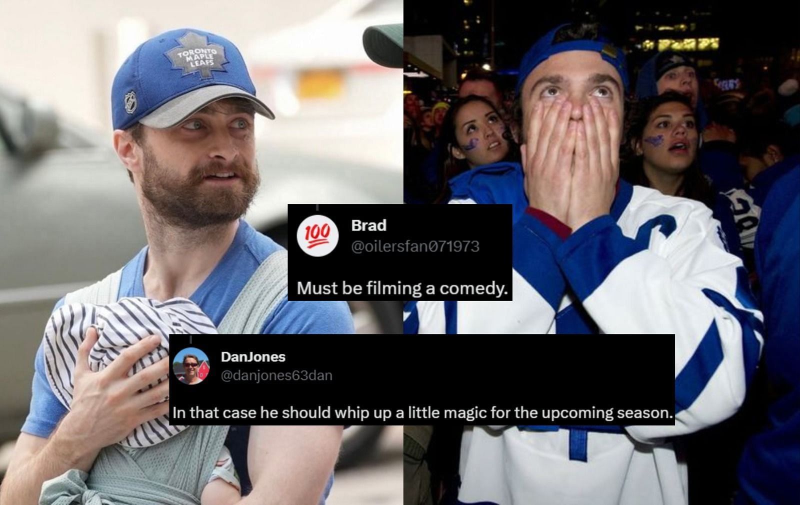 Toronto Maple Leafs fans in awe of Harry Potter star donning team