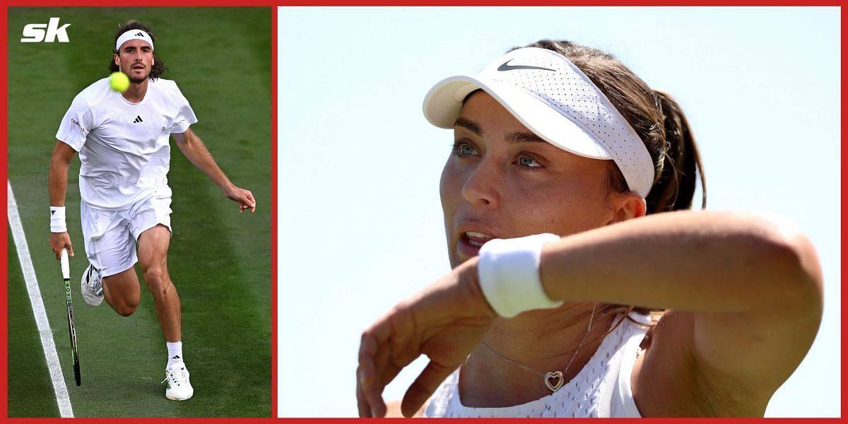 Paula Badosa and Stefanos Tsitsipas had entered the Wimbledon mixed doubles event.