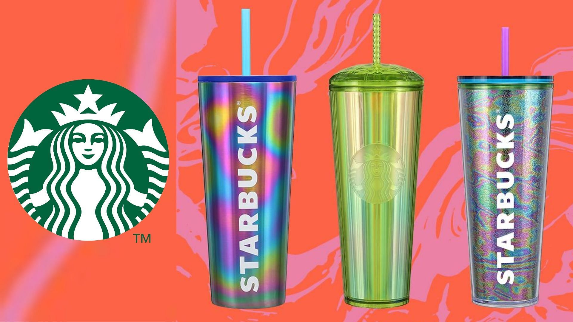 Starbucks 2023 GREEN Choose To Reuse SET 2 Hot & Cold Cup Reusable 16 24oz  venti