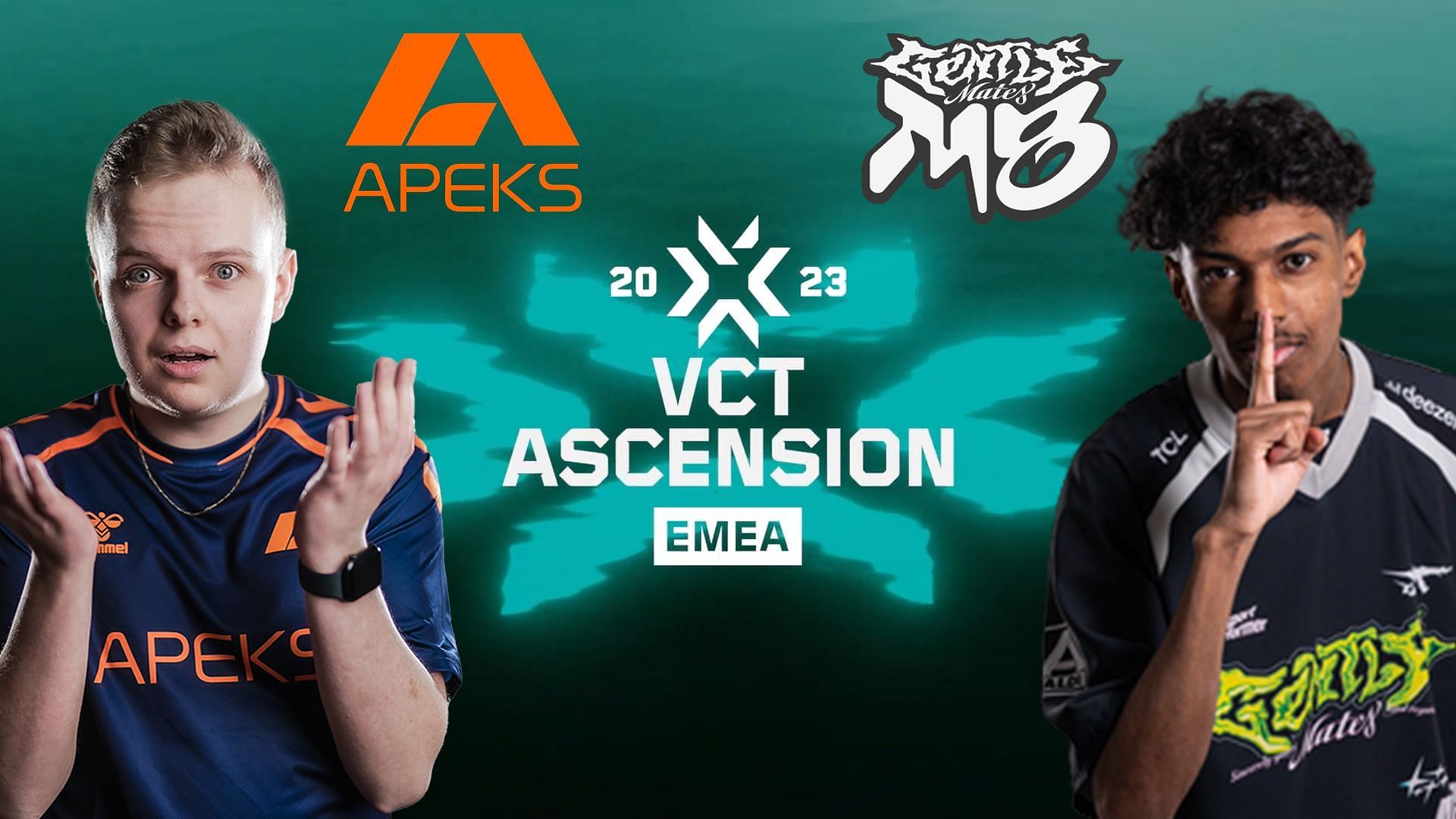 Apeks vs Gentle Mates in the VCT EMEA Ascension Grand finals 2023 (Image via Sportskeeda)