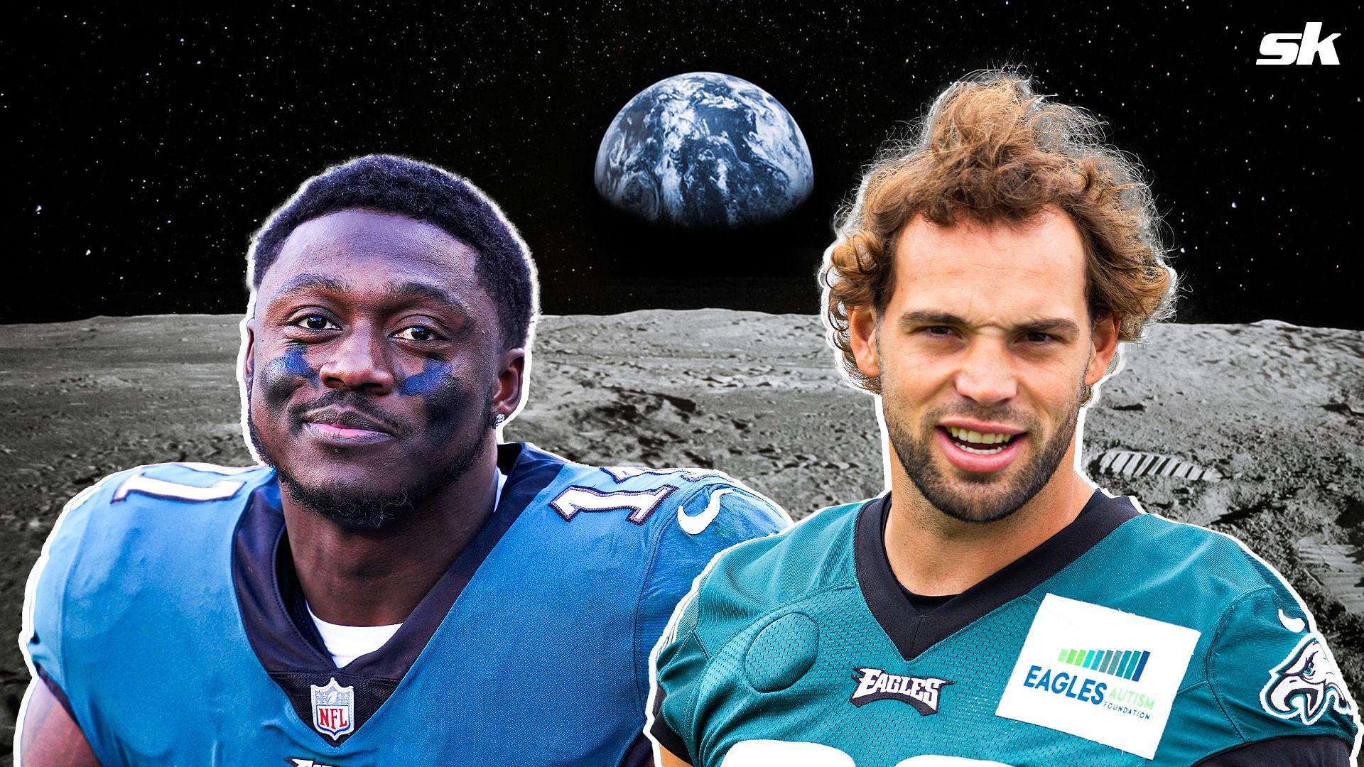 The Eagles are over the moon with Goedert and Brown... perhaps?