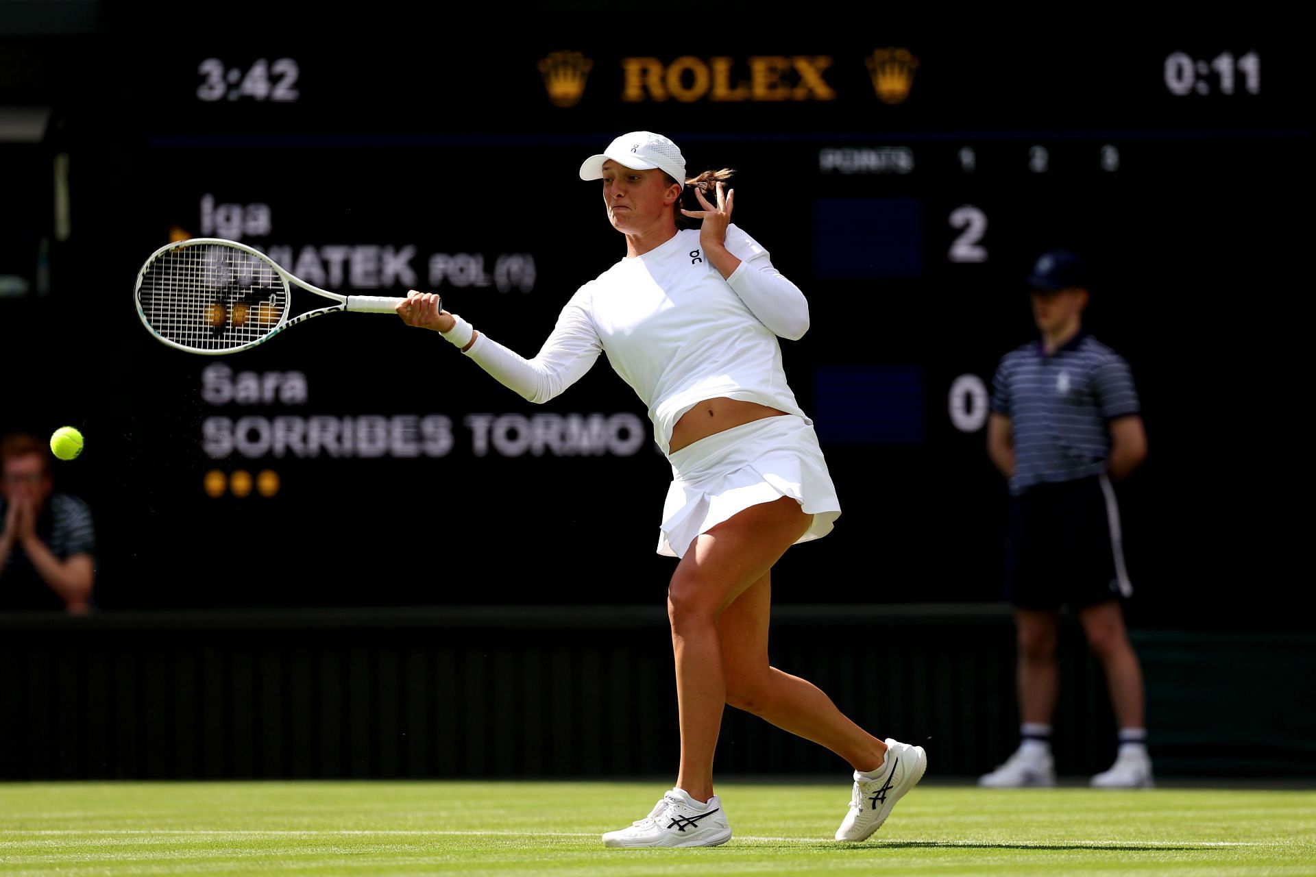 Iga Swiatek at the 2023 Wimbledon Championships
