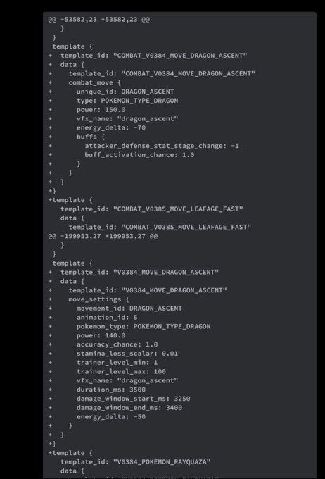 Is the datamined Mega Rayquaza move Dragon Ascent in Pokemon GO PvP