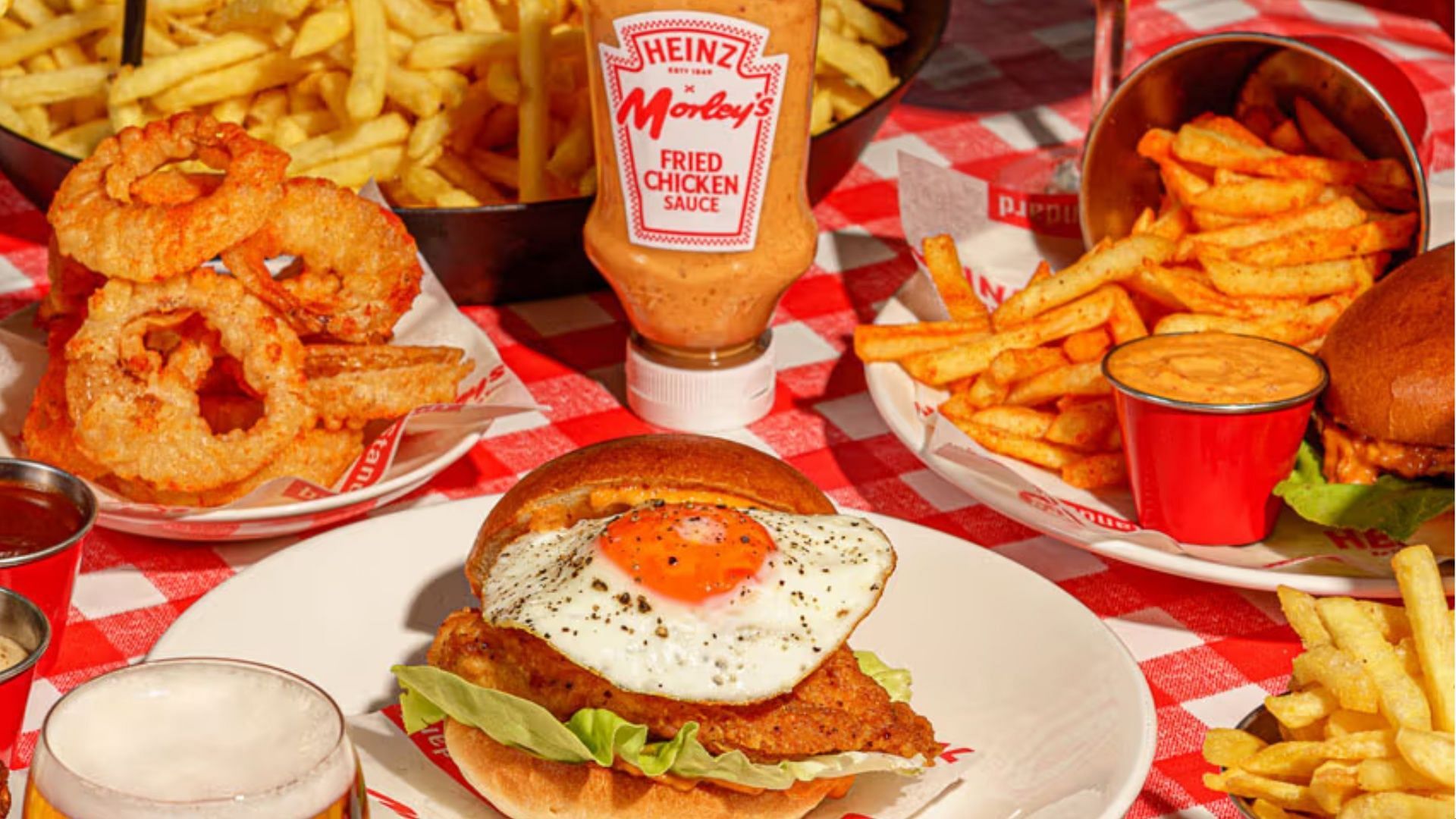 Morley&rsquo;s and Heinz come together for a limited-edition pop-up restaurant event at The Standard in London (Image via Morley&rsquo;s / Heinz)