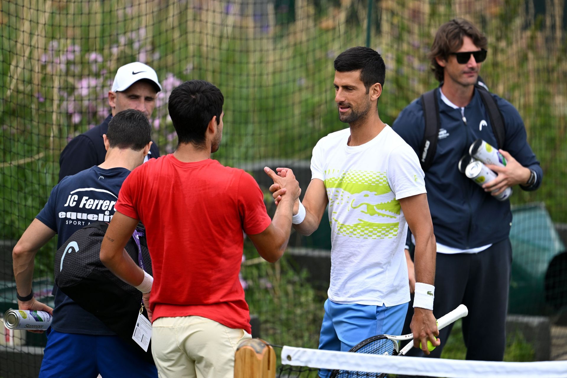The pair at the 2023 Wimbledon Championships
