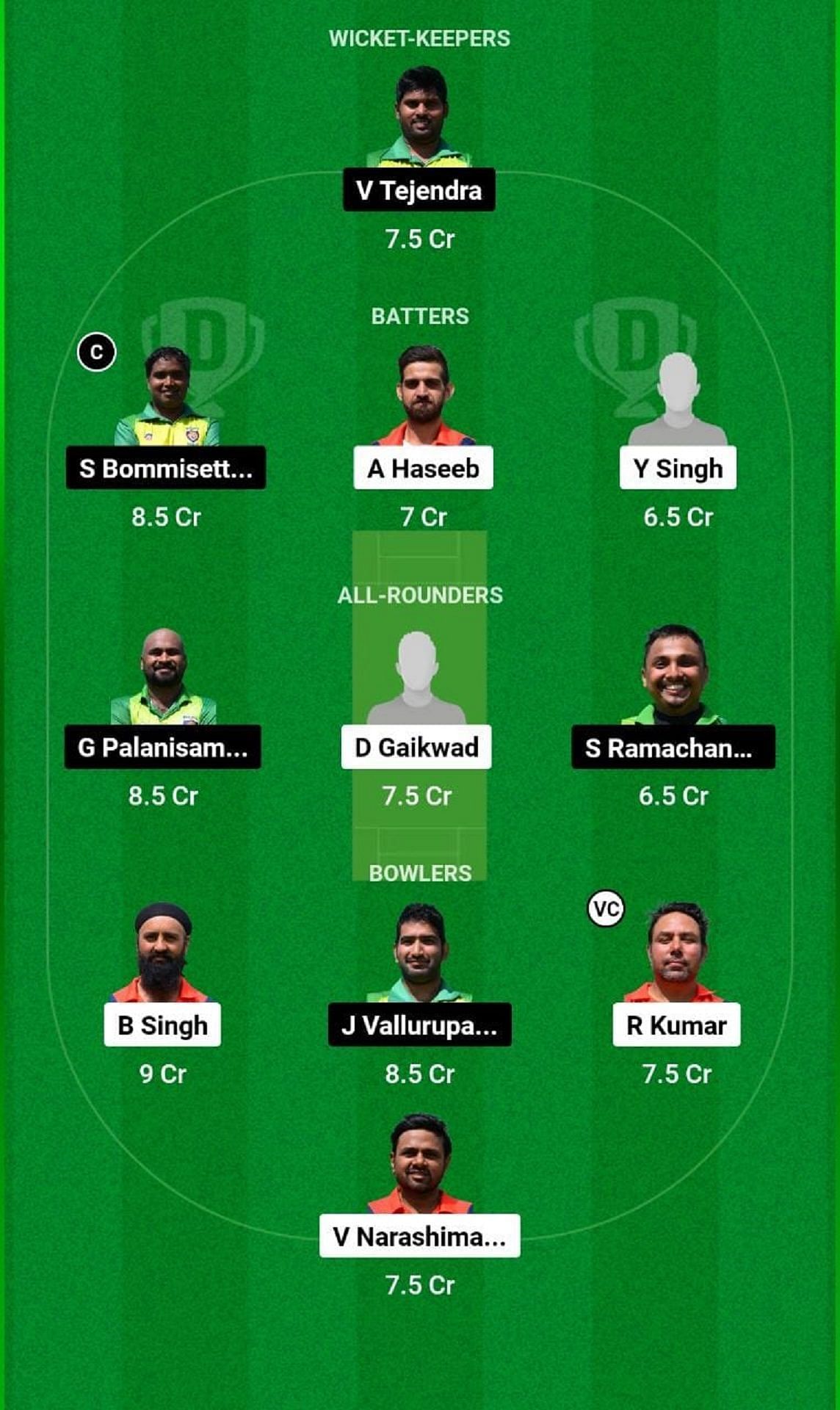 DCC vs BK Dream11 Fantasy Tip - Grand League